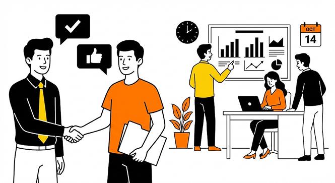 Team Collaboration Illustration